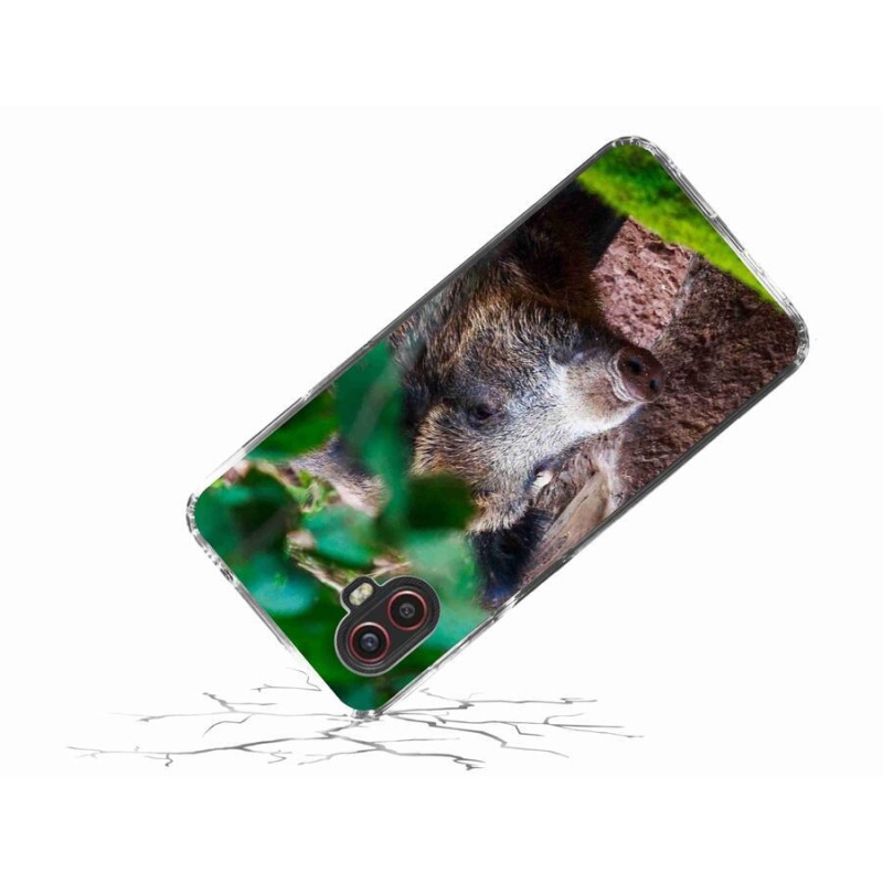 Zselés borítás mmCase Samsung Galaxy Xcover 6 Pro - vaddisznó számára