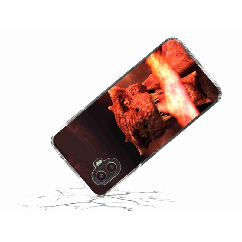 Zselés borítás mmCase Samsung Galaxy Xcover 6 Pro - sárkány