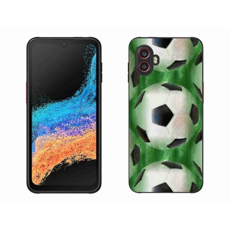 Gél borítás mmCase a mobiltelefon Samsung Galaxy Xcover 6 Pro - focilabda