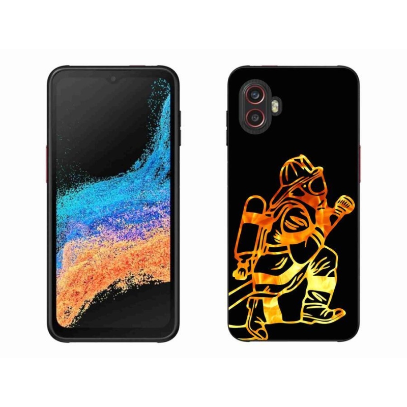 Zselés borítás mmCase Samsung Galaxy Xcover 6 Pro - tűzoltó 1