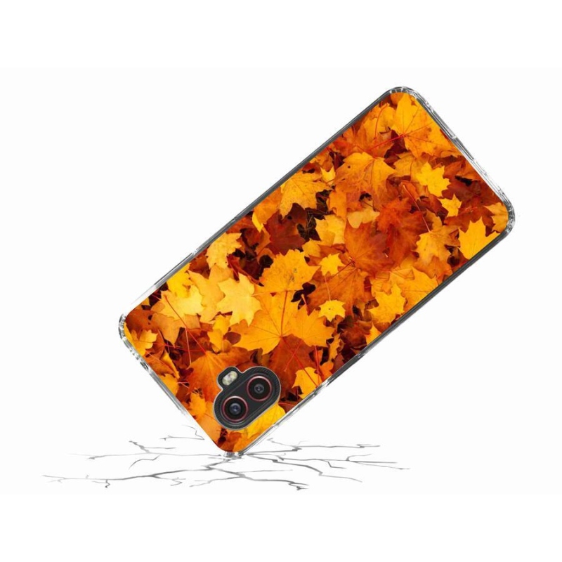 Gél borítás mmCase Samsung Galaxy Xcover 6 Pro készülékhez - juharlevelek
