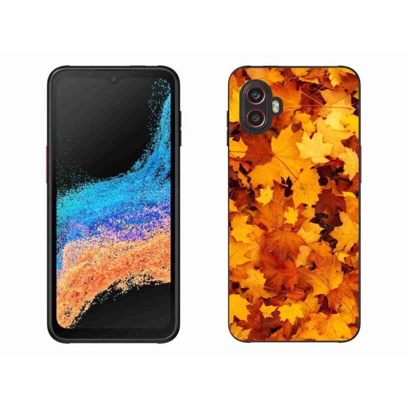 Gél borítás mmCase Samsung Galaxy Xcover 6 Pro készülékhez - juharlevelek