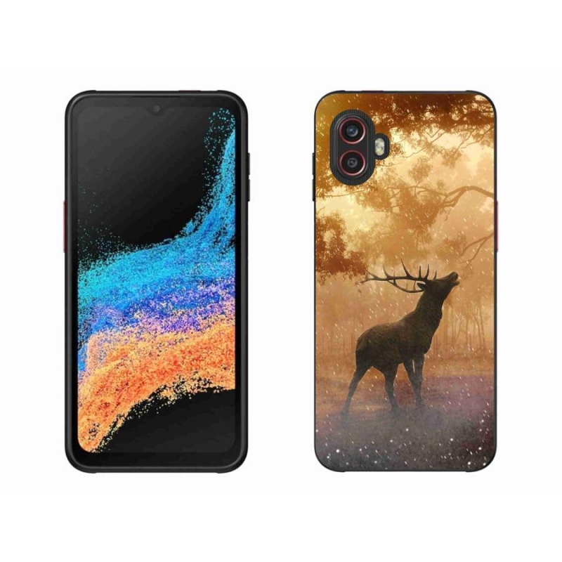 Zselés borítás mmCase Samsung Galaxy Xcover 6 Pro - szarvas a vadászaton