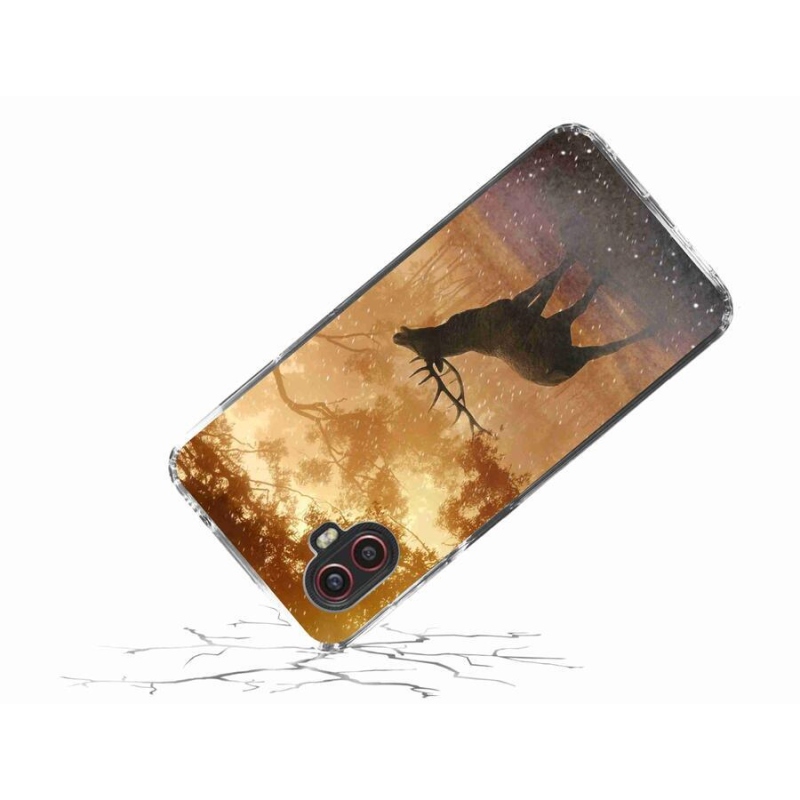 Zselés borítás mmCase Samsung Galaxy Xcover 6 Pro - szarvas a vadászaton