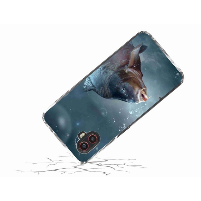 Zselés borítás mmCase Samsung Galaxy Xcover 6 Pro - ponty és buborékok