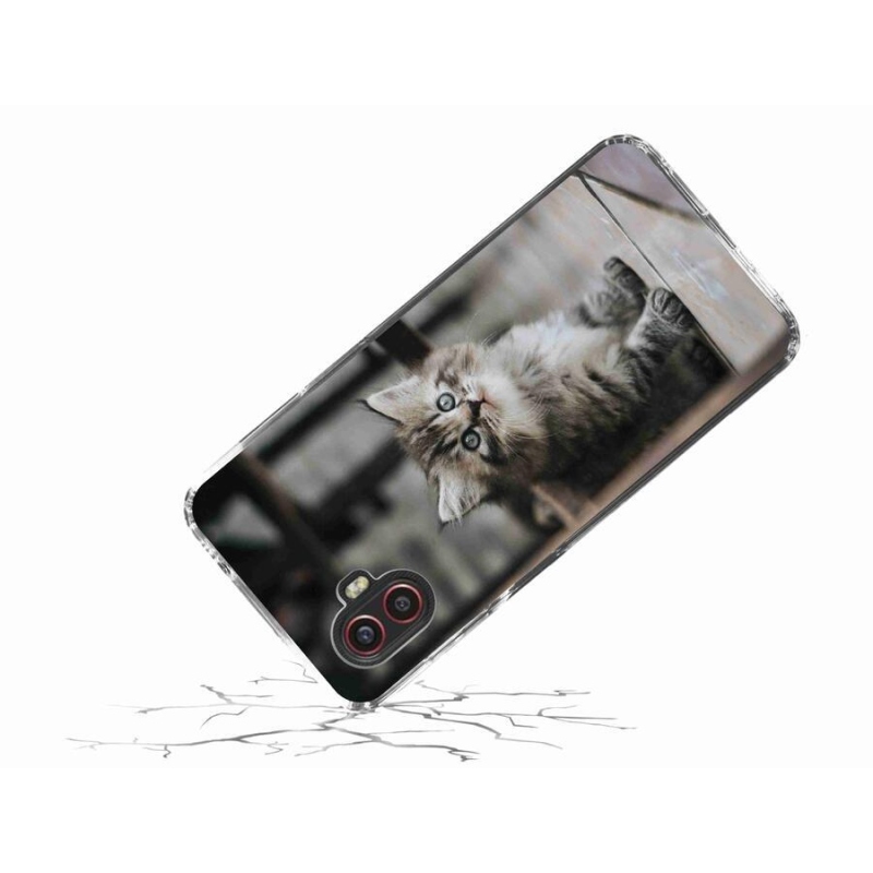 Zselés borítás mmCase Samsung Galaxy Xcover 6 Pro - cica