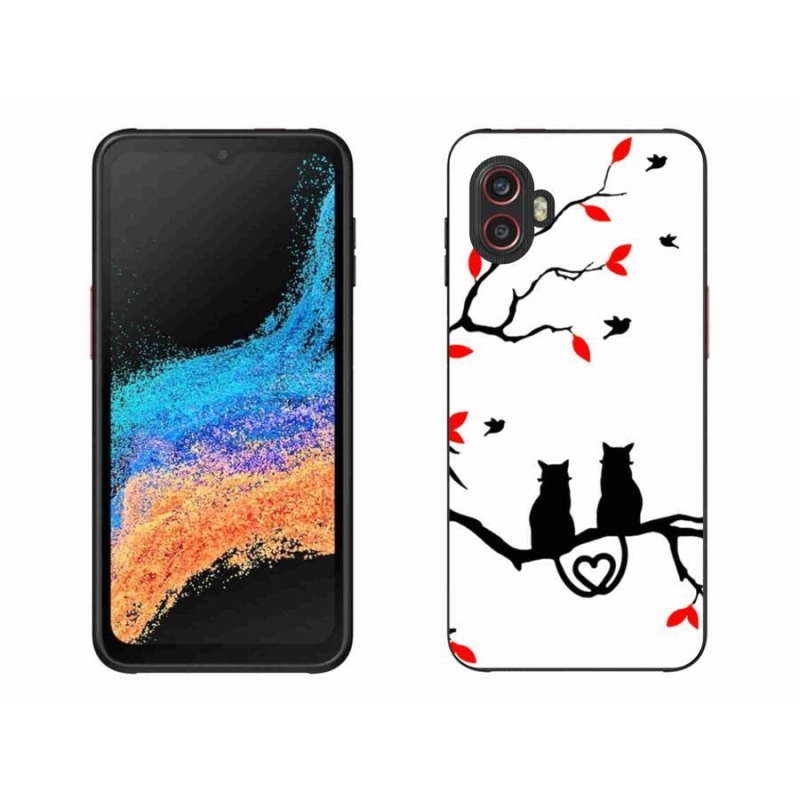 Gél borítás mmCase Samsung Galaxy Xcover 6 Pro - macska szeretet
