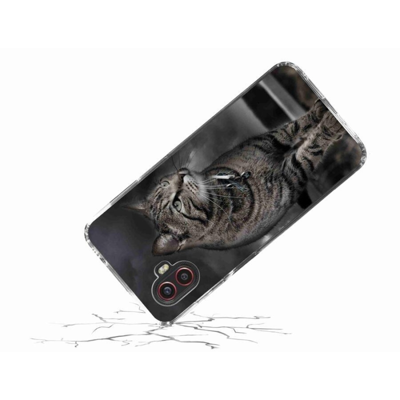 Zselés borítás mmCase Samsung Galaxy Xcover 6 Pro - macska