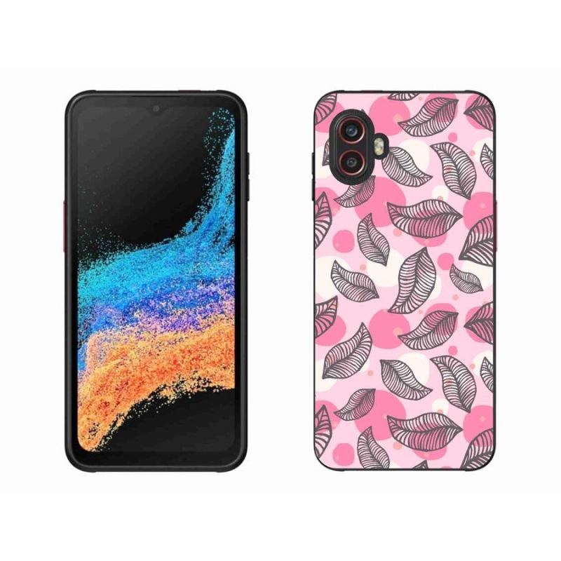 Gél borítás mmCase Samsung Galaxy Xcover 6 Pro készülékhez - rajzfilmes hulló levelek