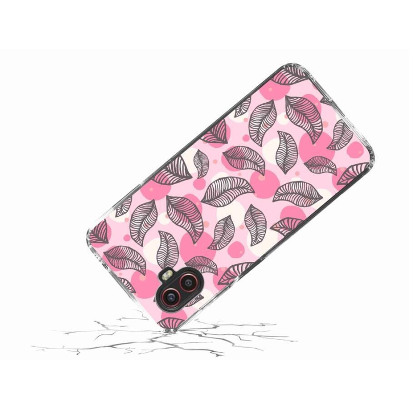 Gél borítás mmCase Samsung Galaxy Xcover 6 Pro készülékhez - rajzfilmes hulló levelek