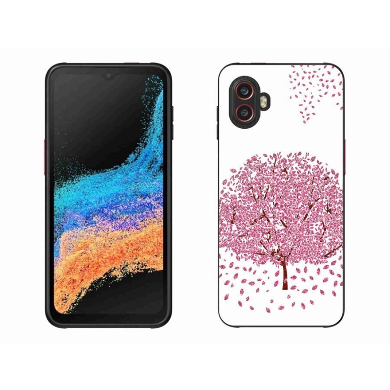 Gél borítás mmCase Samsung Galaxy Xcover 6 Pro készülékhez - rajzfilmfa levelekkel