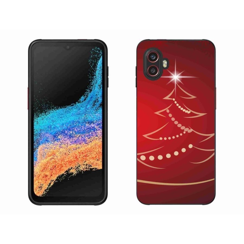 Gél borítás mmCase Samsung Galaxy Xcover 6 Pro - karácsonyfa karikatúra