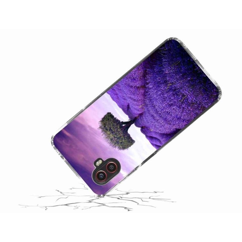 Gél védőhuzat mmCase Samsung Galaxy Xcover 6 Pro készülékhez - levendula réten
