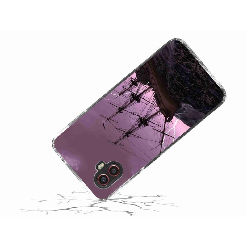Zselés borítás mmCase Samsung Galaxy Xcover 6 Pro - hajó a viharban