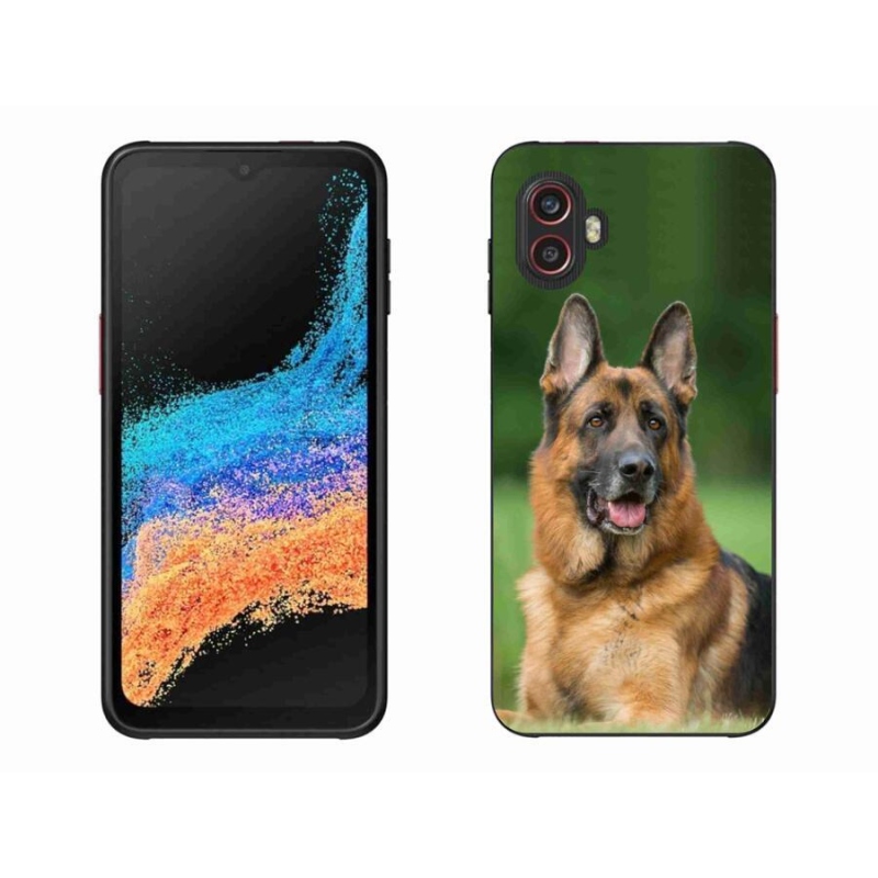 Zselés borítás mmCase Samsung Galaxy Xcover 6 Pro - Német juhászkutya számára