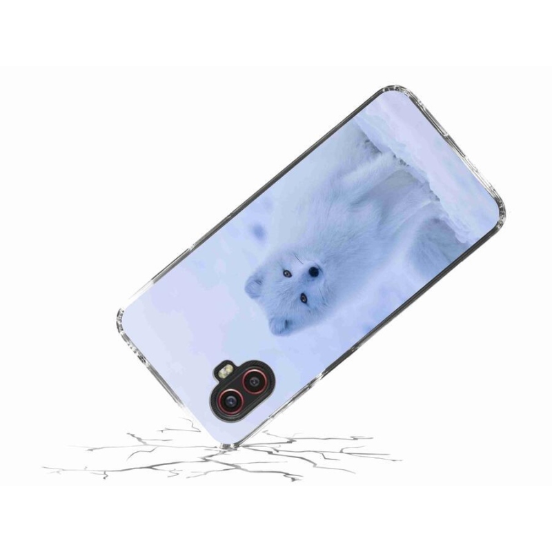 Zselés borítás mmCase Samsung Galaxy Xcover 6 Pro készülékhez - polár róka
