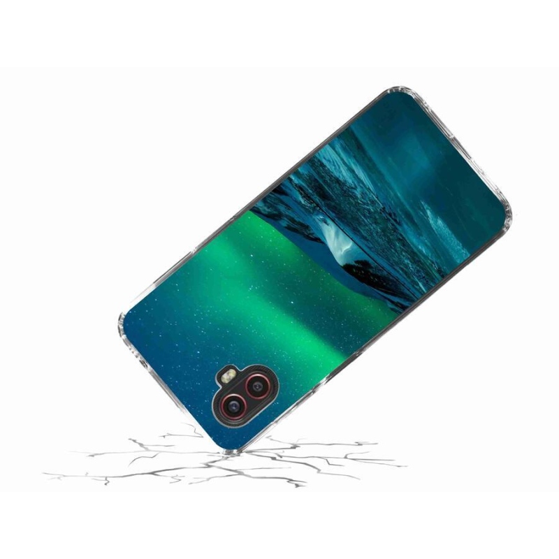 Gél borítás mmCase Samsung Galaxy Xcover 6 Pro - aurora borealis