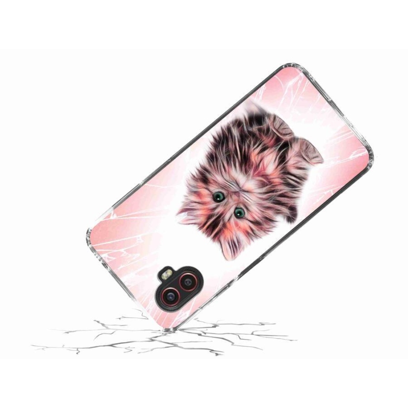 Gél borítás mmCase Samsung Galaxy Xcover 6 Pro készülékhez - aranyos cica