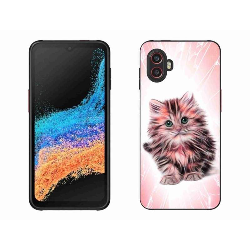 Gél borítás mmCase Samsung Galaxy Xcover 6 Pro készülékhez - aranyos cica