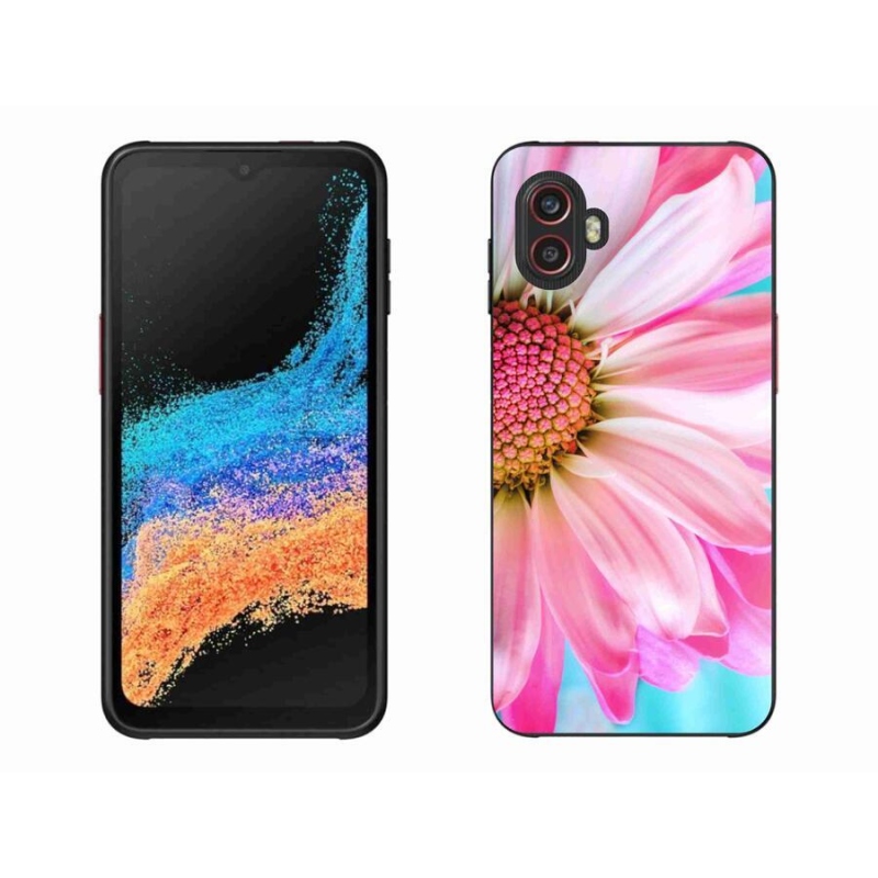 Gél védőhuzat mmCase Samsung Galaxy Xcover 6 Pro - rózsaszín virág