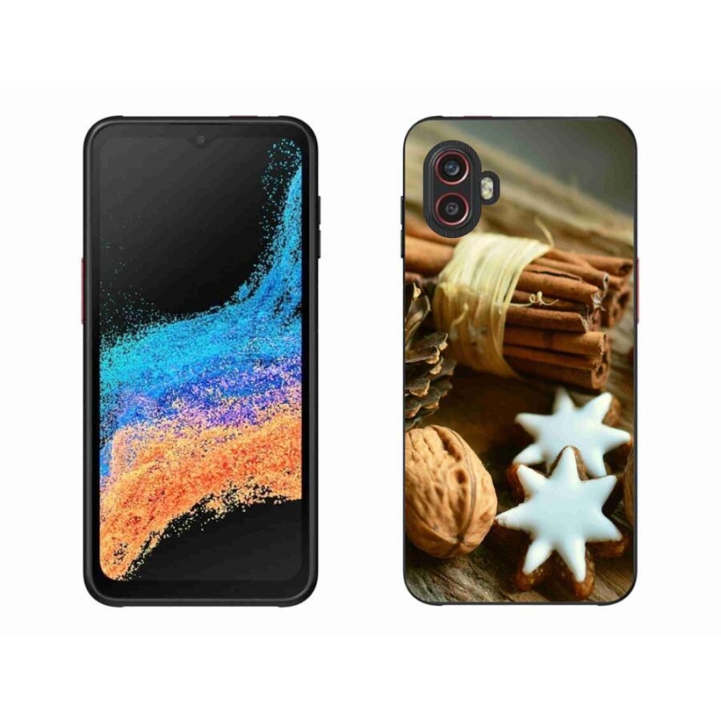 Gél borítás mmCase Samsung Galaxy Xcover 6 Pro - fahéj és mézeskalács - Samsung Galaxy Xcover 6 Pro számára