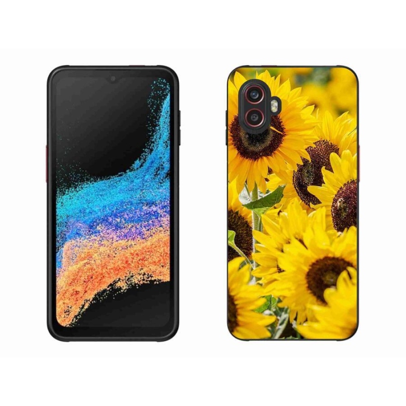 Zselés borítás mmCase Samsung Galaxy Xcover 6 Pro - Napraforgó