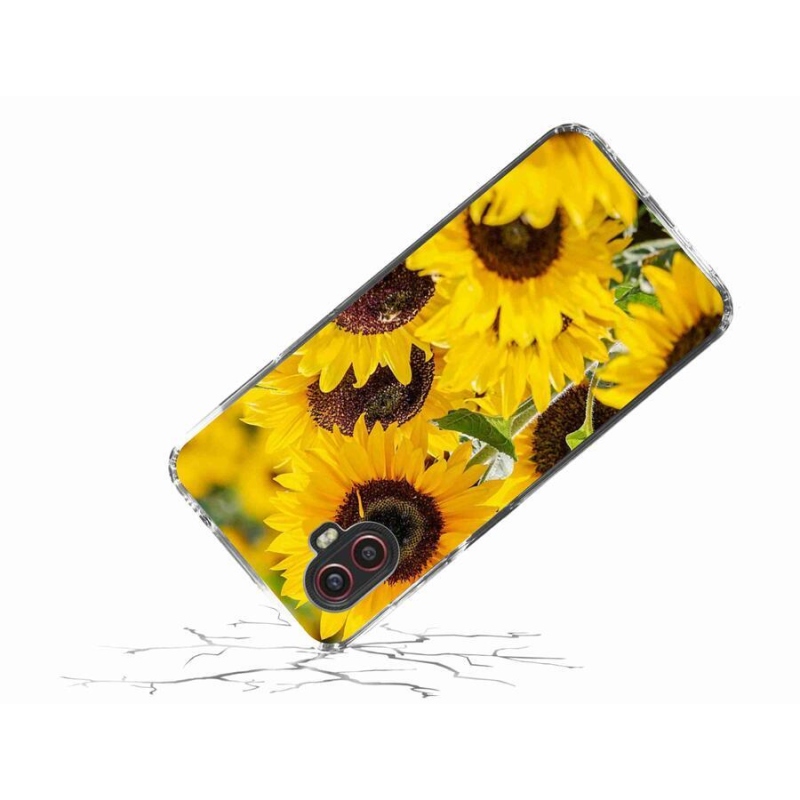 Zselés borítás mmCase Samsung Galaxy Xcover 6 Pro - Napraforgó