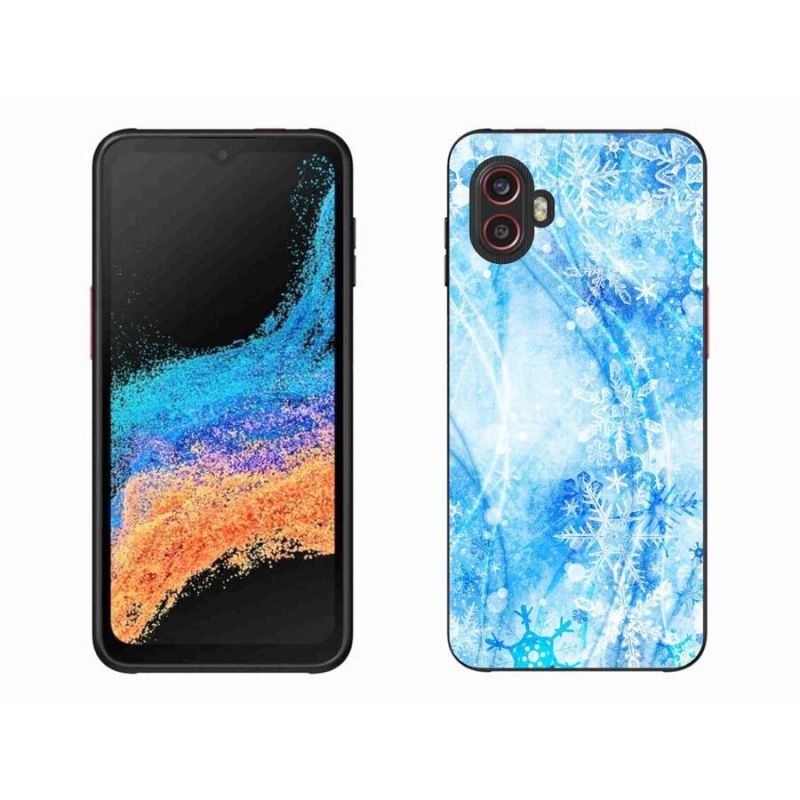 Zselés borítás mmCase Samsung Galaxy Xcover 6 Pro - hópelyhekhez
