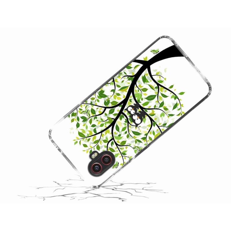 Zselés borítás mmCase Samsung Galaxy Xcover 6 Pro - baglyok a fán