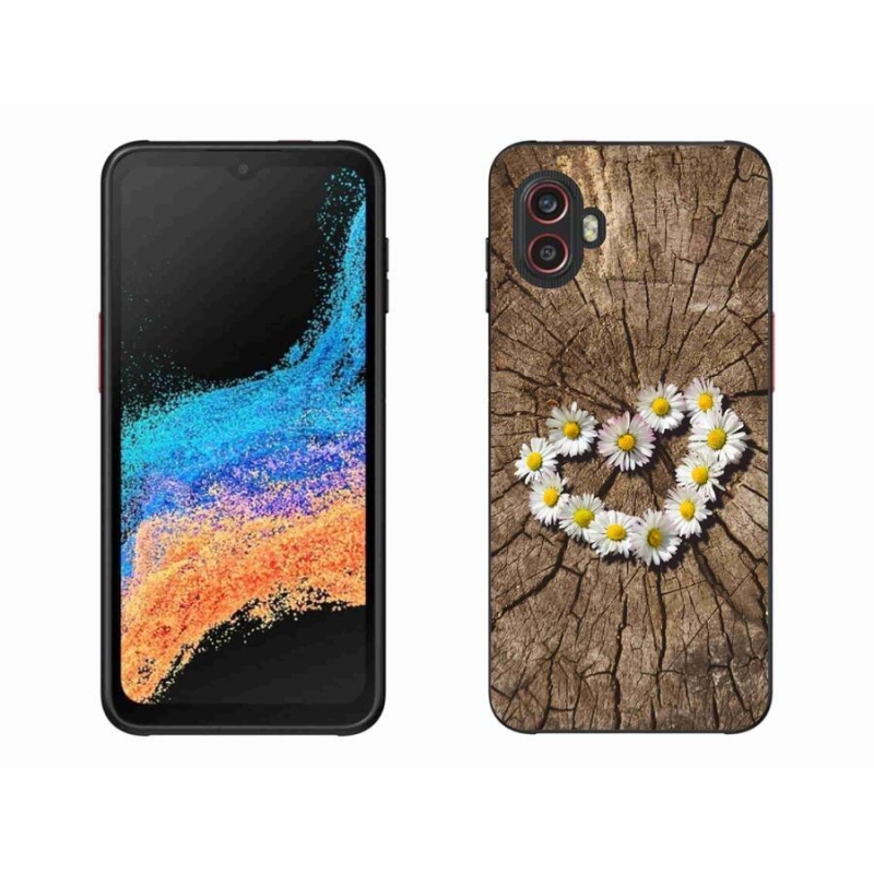 Zselés borítás mmCase Samsung Galaxy Xcover 6 Pro készülékhez - százszorszépek szíve