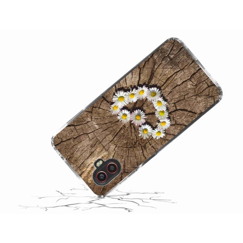 Zselés borítás mmCase Samsung Galaxy Xcover 6 Pro készülékhez - százszorszépek szíve