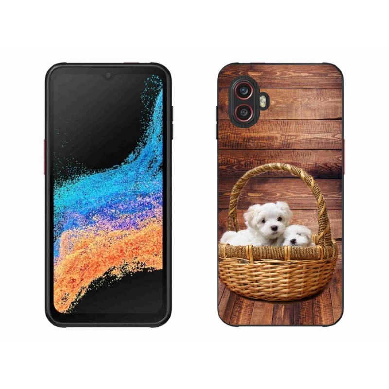 Zselés borítás mmCase Samsung Galaxy Xcover 6 Pro - kölyökkutyákhoz