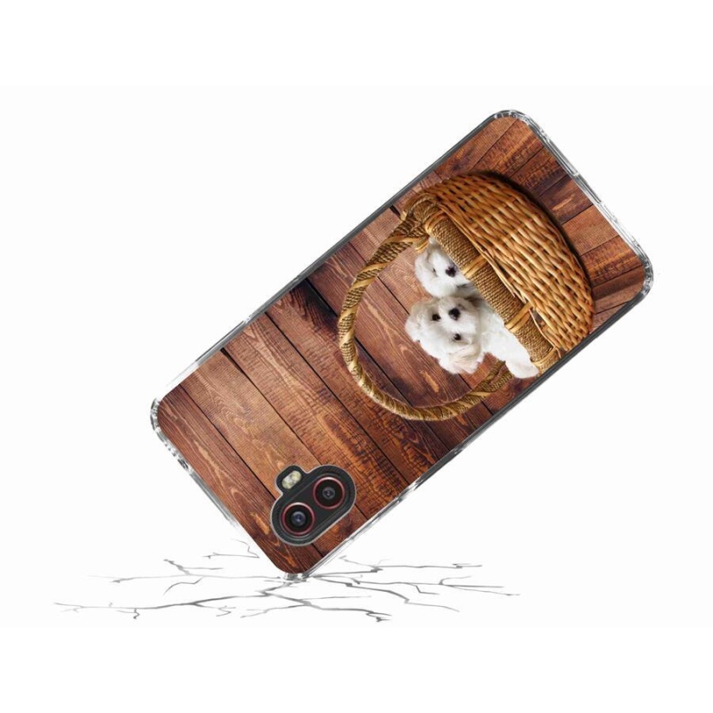 Zselés borítás mmCase Samsung Galaxy Xcover 6 Pro - kölyökkutyákhoz