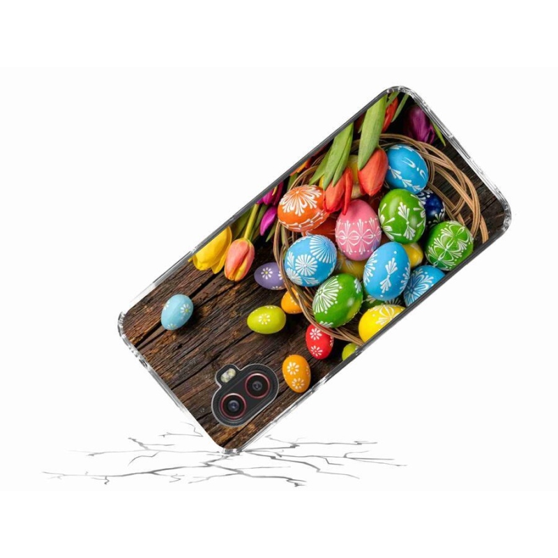 Gél borítás mmCase Samsung Galaxy Xcover 6 Pro - Húsvéti tojás