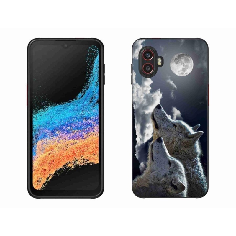 Zselés borítás mmCase Samsung Galaxy Xcover 6 Pro - farkasok