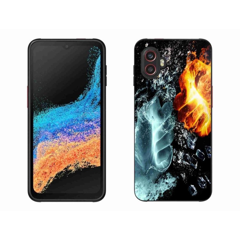 Zselés borítás mmCase Samsung Galaxy Xcover 6 Pro - víz és tűz