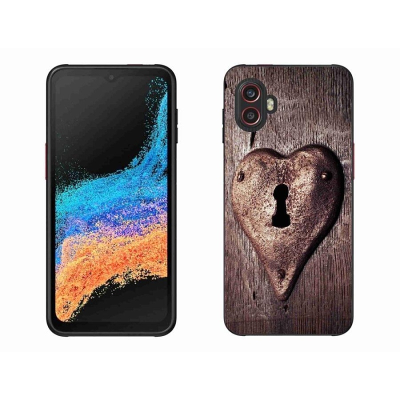 Zselés borítás mmCase Samsung Galaxy Xcover 6 Pro készülékhez - szív alakú zár