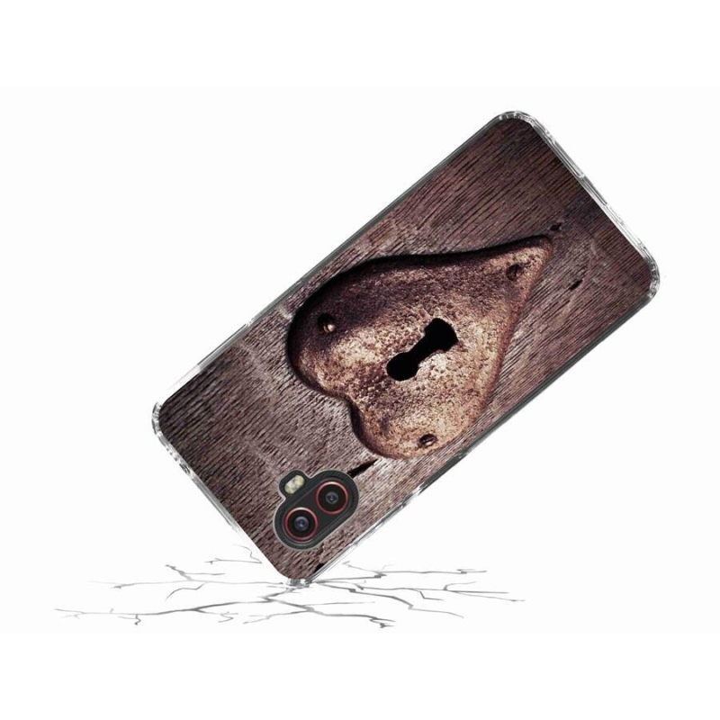 Zselés borítás mmCase Samsung Galaxy Xcover 6 Pro készülékhez - szív alakú zár