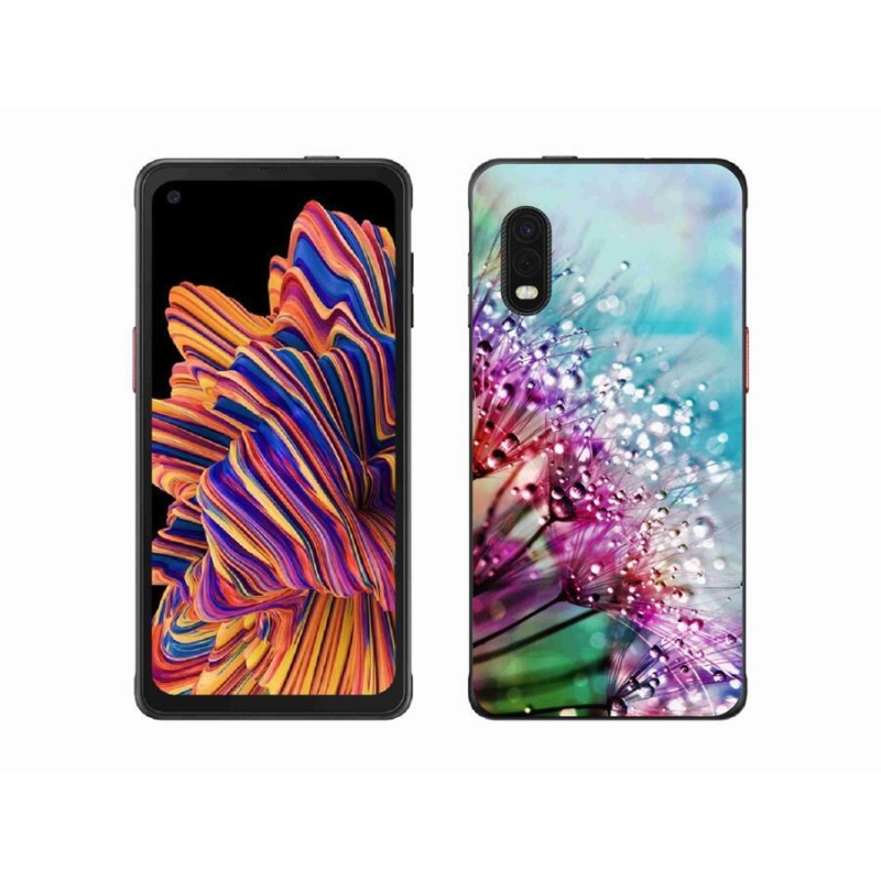 Gél borítás mmCase mobiltelefonhoz Samsung Galaxy Xcover Pro - színes virágok