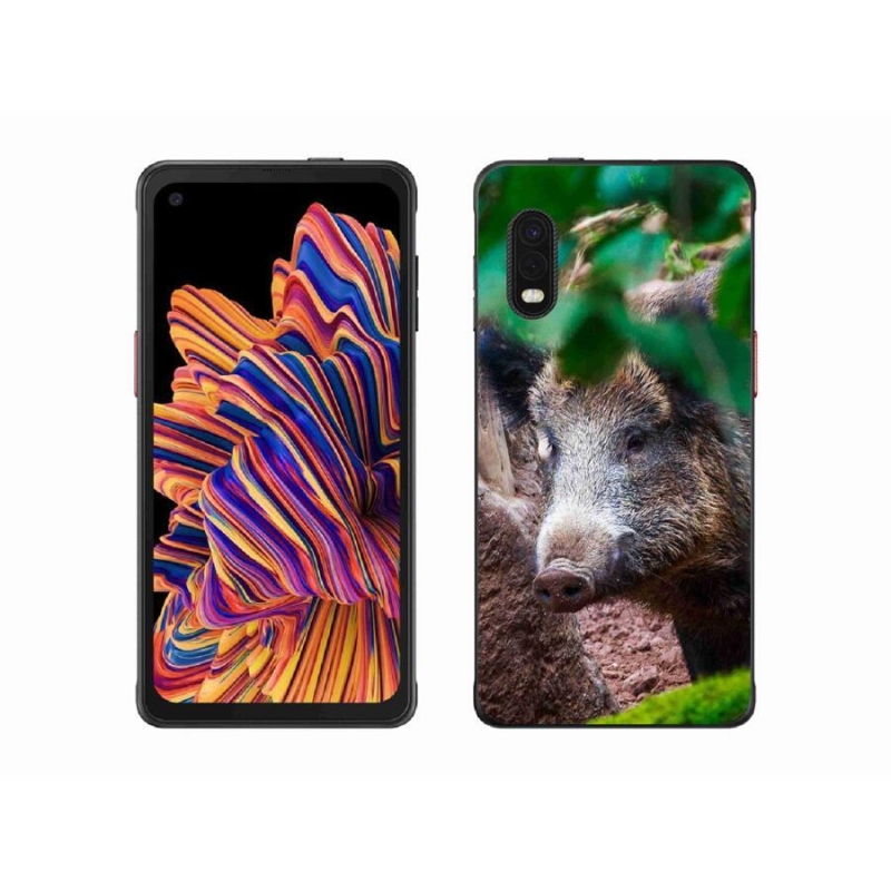 Gél borítás mmCase Samsung Galaxy Xcover Pro készülékhez - vaddisznó