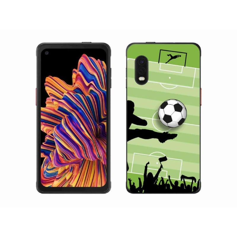 Gél borítás mmCase a Samsung Galaxy Xcover Pro - futball 3 számára