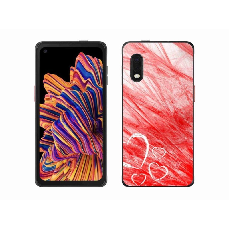 Zselés borítás mmCase Samsung Galaxy Xcover Pro készülékhez - szív