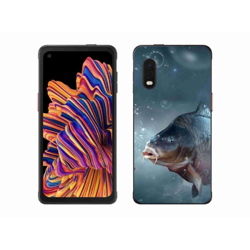 Gél borítás mmCase Samsung Galaxy Xcover Pro készülékhez - ponty és buborékok