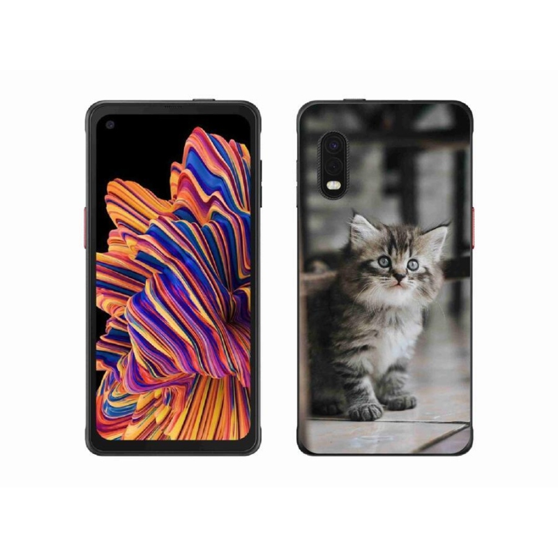 Gél borítás mmCase Samsung Galaxy Xcover Pro készülékhez - cica