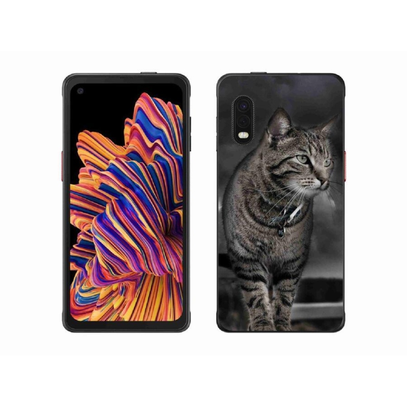 Zselés borítás mmCase Samsung Galaxy Xcover Pro készülékhez - macska