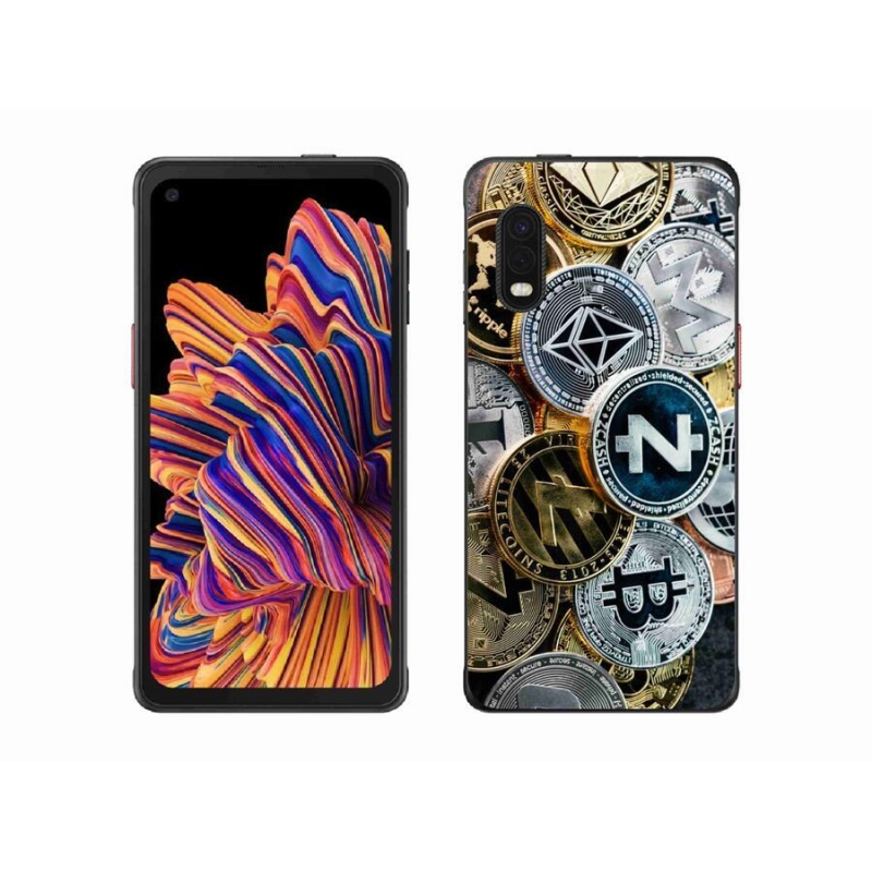 Gél borítás mmCase Samsung Galaxy Xcover Pro - kriptovaluták