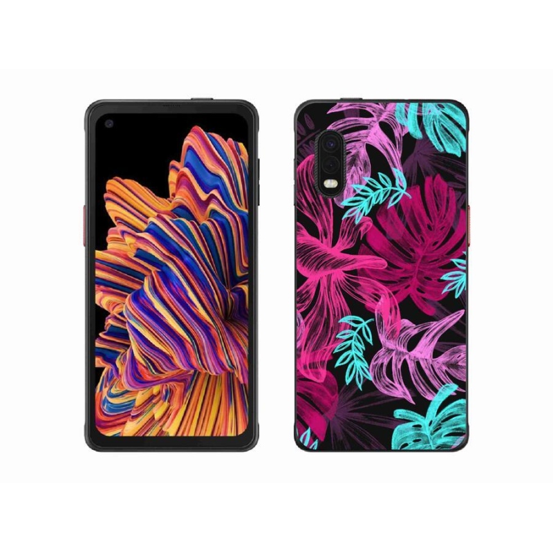 Gél borítás mmCase Samsung Galaxy Xcover Pro készülékhez - virágok 1