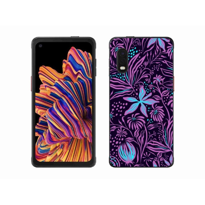 Gél borítás mmCase a Samsung Galaxy Xcover Pro készülékhez - virágok 2