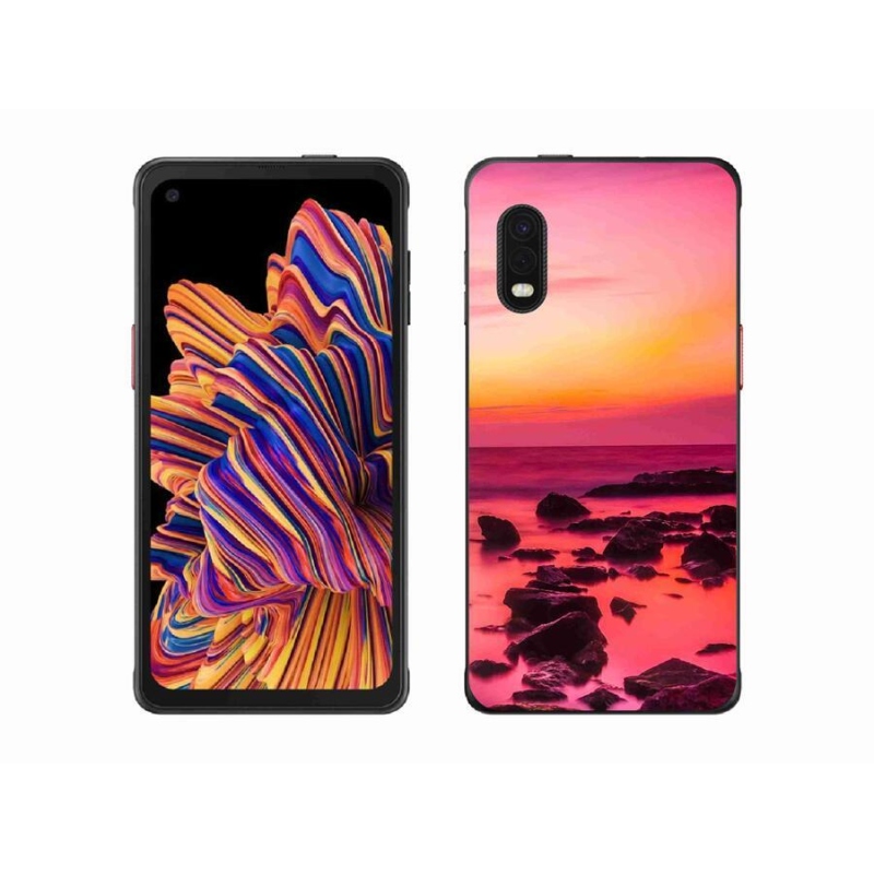 Gél borítás mmCase Samsung Galaxy Xcover Pro készülékhez - tenger és ragyogás