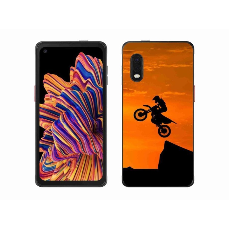 Gél borítás mmCase Samsung Galaxy Xcover Pro készülékhez - motocross